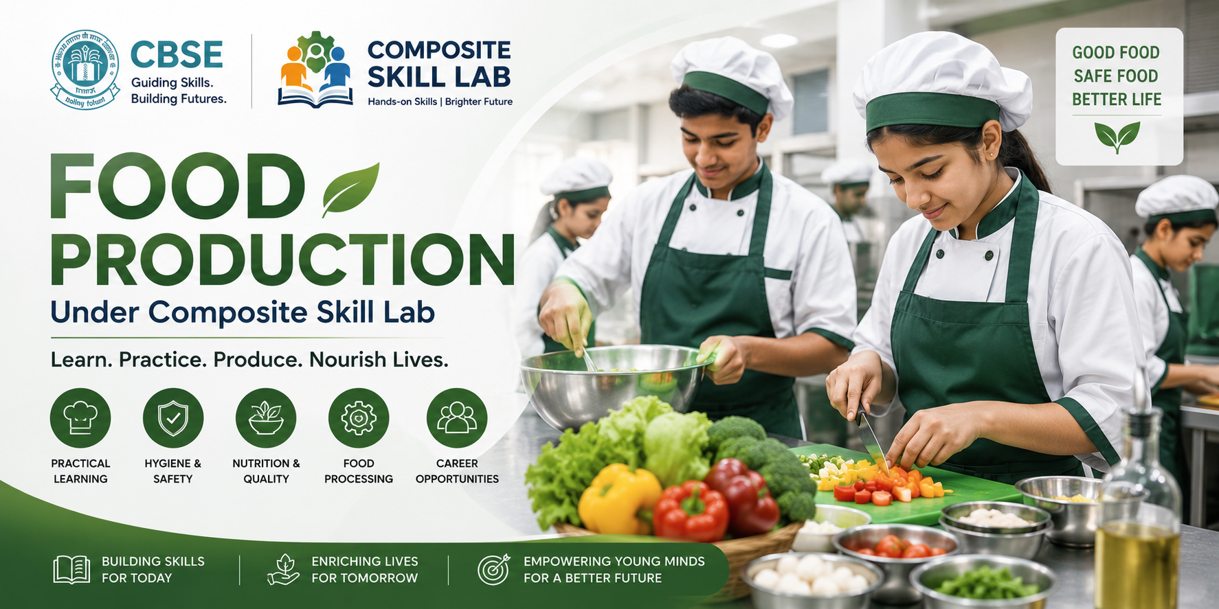 food production banner